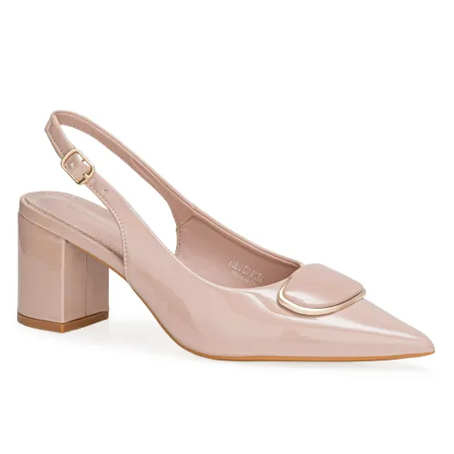 Platanitos Beige de Mujer modelo Calzado Vestir Dama Cv Anta pieles sintéticos mujer 2025091220055547077 Sintético Sintético