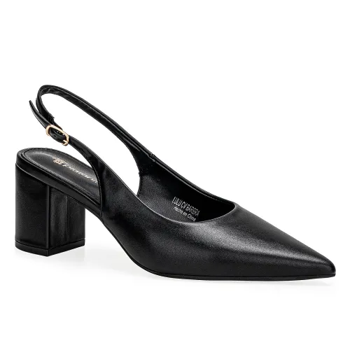 Platanitos Negro de Mujer modelo Calzado Vestir Dama Cv Barbra negros sintéticos mujer 2025091220055547095 Sintético Sintético