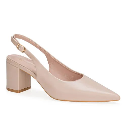 Platanitos Beige de Mujer modelo Calzado Vestir Dama Cv Barbra pieles sintéticos mujer 2025091220055547113 Sintético Sintético