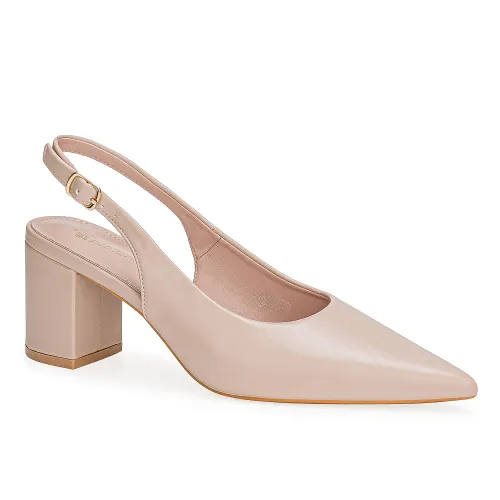 Platanitos Beige de Mujer modelo Calzado Vestir Dama Cv Barbra pieles sintéticos mujer 2025091220055547113 Sintético Sintético