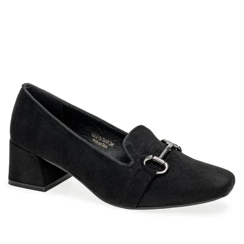 Platanitos Negro de Mujer modelo Calzado Vestir Dama Cv Tanis negros sintéticos mujer 2025091220055547167 Sintético Sintético