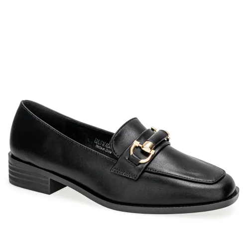 Platanitos Negro de Mujer modelo Mocasin Dama M Aday negros sintéticos mujer 2025091220055547239 Sintético Sintético