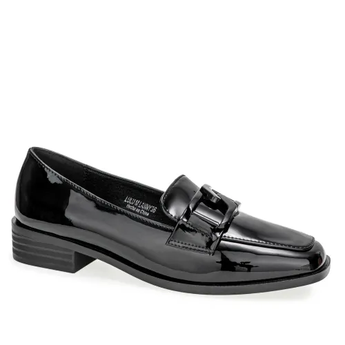 Platanitos Negro de Mujer modelo Mocasin Dama M Lanny negros sintéticos mujer 2025091220055547257 Sintético Sintético