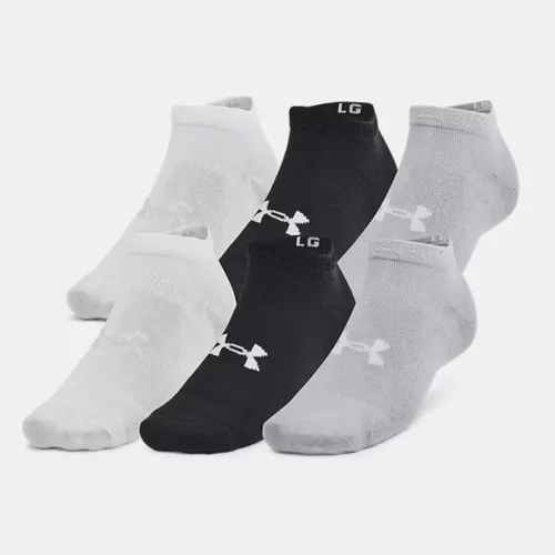 Hombre Mujer Under Armour  Medias Cortas Unisex Essential - 6 Pares