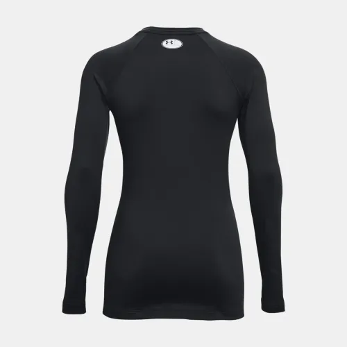 Under Armour Polo Manga Larga Training Mujer Coldgear Authentics Crew