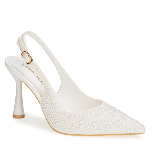 Platanitos Blanco de Mujer modelo Calzado Fiesta Dama F Mercy blancos sintéticos mujer 2025091221532335580 Sintético Sintético