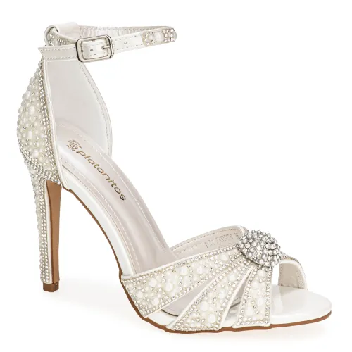 Platanitos Blanco de Mujer modelo Calzado Fiesta Dama F Kristen blancos sintéticos mujer 2025091221532335616 Sintético Sintético