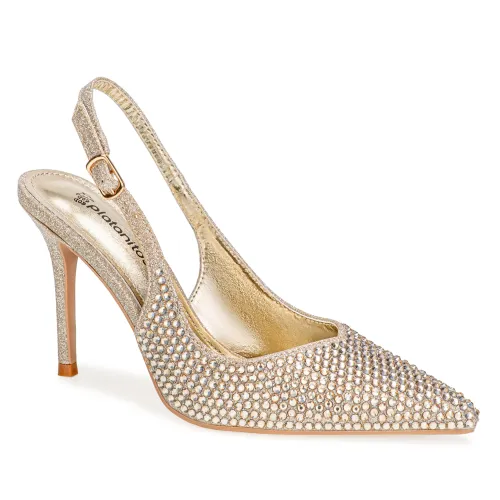 Platanitos Dorado de Mujer modelo Calzado Fiesta Dama F Kenya dorados sintéticos mujer 2025091221532335706 Sintético Sintético