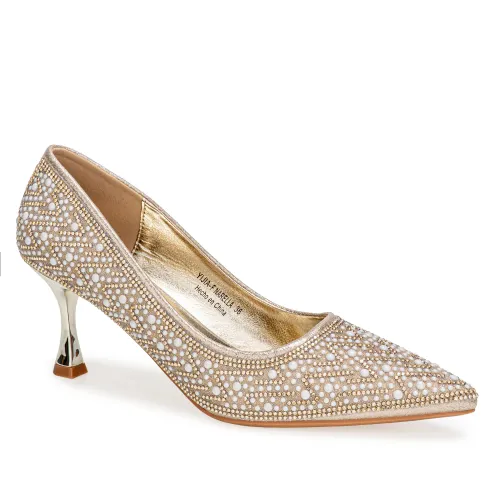 Platanitos Dorado de Mujer modelo Calzado Fiesta Dama F Narella dorados sintéticos mujer 2025091221532335742 Sintético Sintético