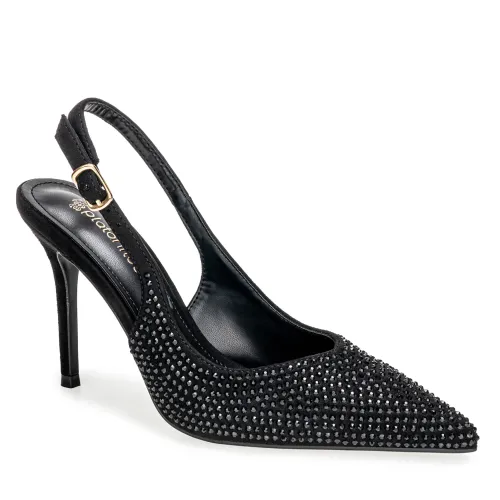 Platanitos Negro de Mujer modelo Calzado Fiesta Dama F Melisa negros sintéticos mujer 2025091221532335760 Sintético Sintético