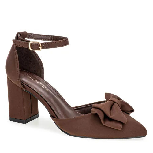 Platanitos Marron de Mujer modelo Calzado Vestir Dama Cv Lidia marrones sintéticos mujer 2025091221532335796 Sintético Sintético