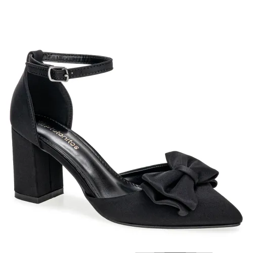 Platanitos Negro de Mujer modelo Calzado Vestir Dama Cv Lidia negros sintéticos mujer 2025091221532335814 Sintético Sintético