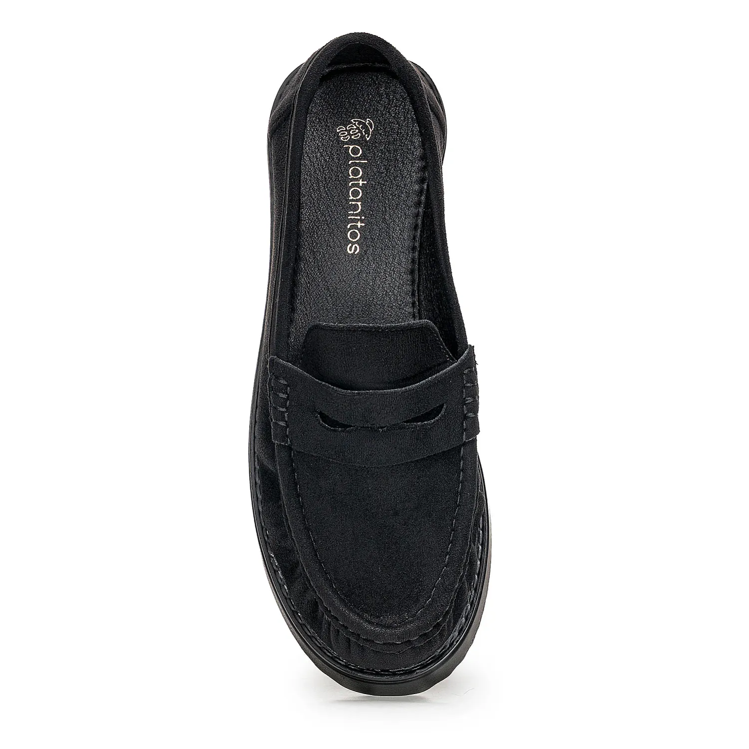 Mocasin Platanitos Dama M Bruna color negro | Platanitos