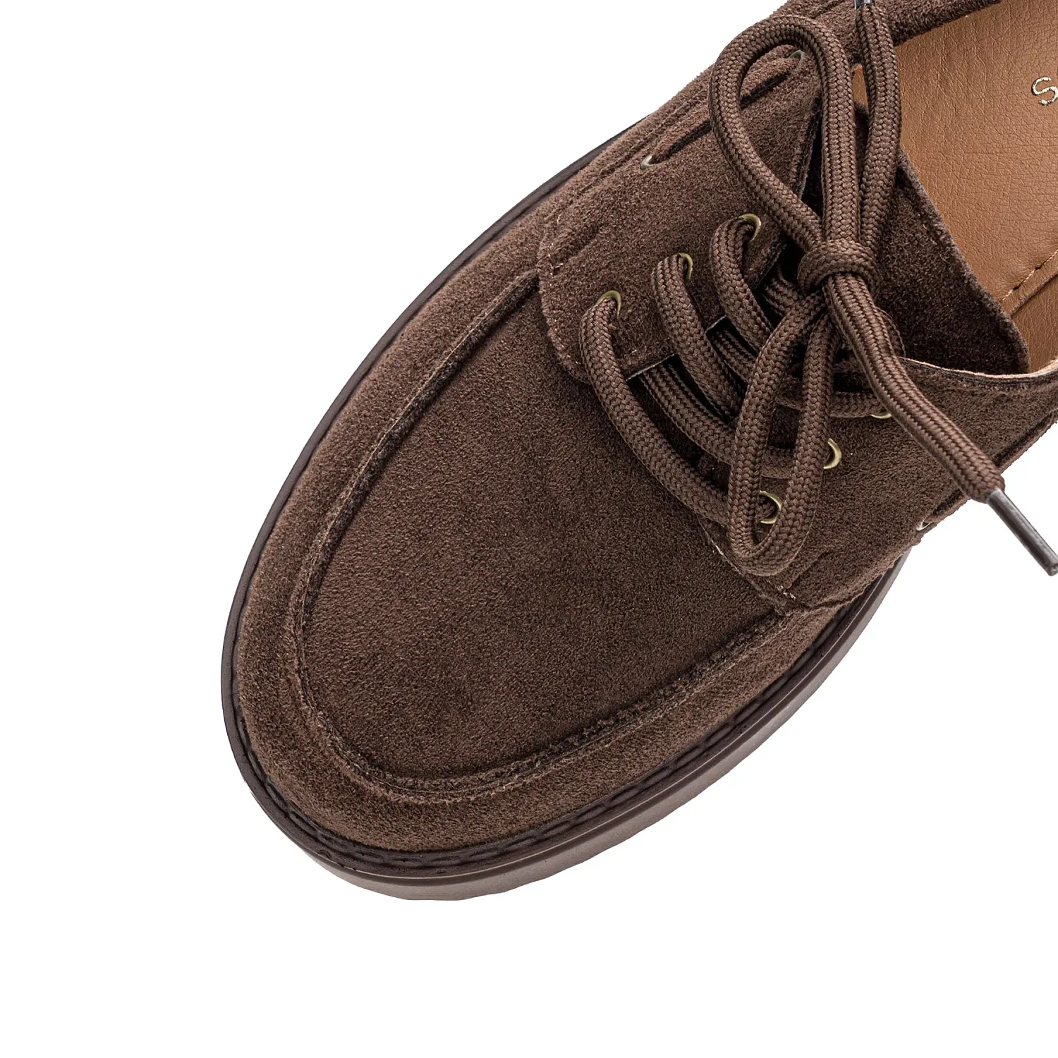 Platanitos Mocasin Platanitos Dama M Eliette color marron oscuro. | Platanitos