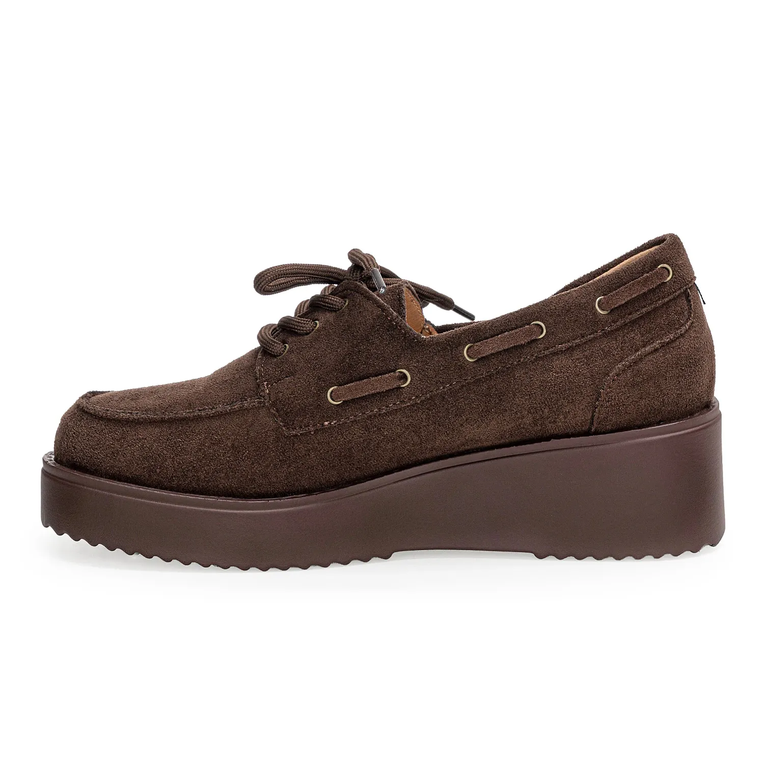 Platanitos Mocasin Platanitos Dama M Eliette color marron oscuro. | Platanitos