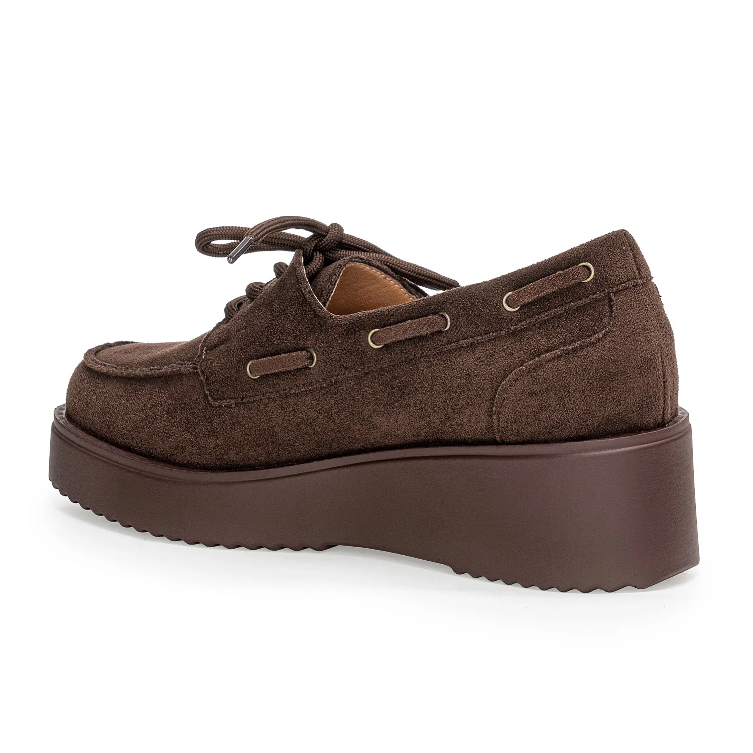 Platanitos Mocasin Platanitos Dama M Eliette color marron oscuro. | Platanitos