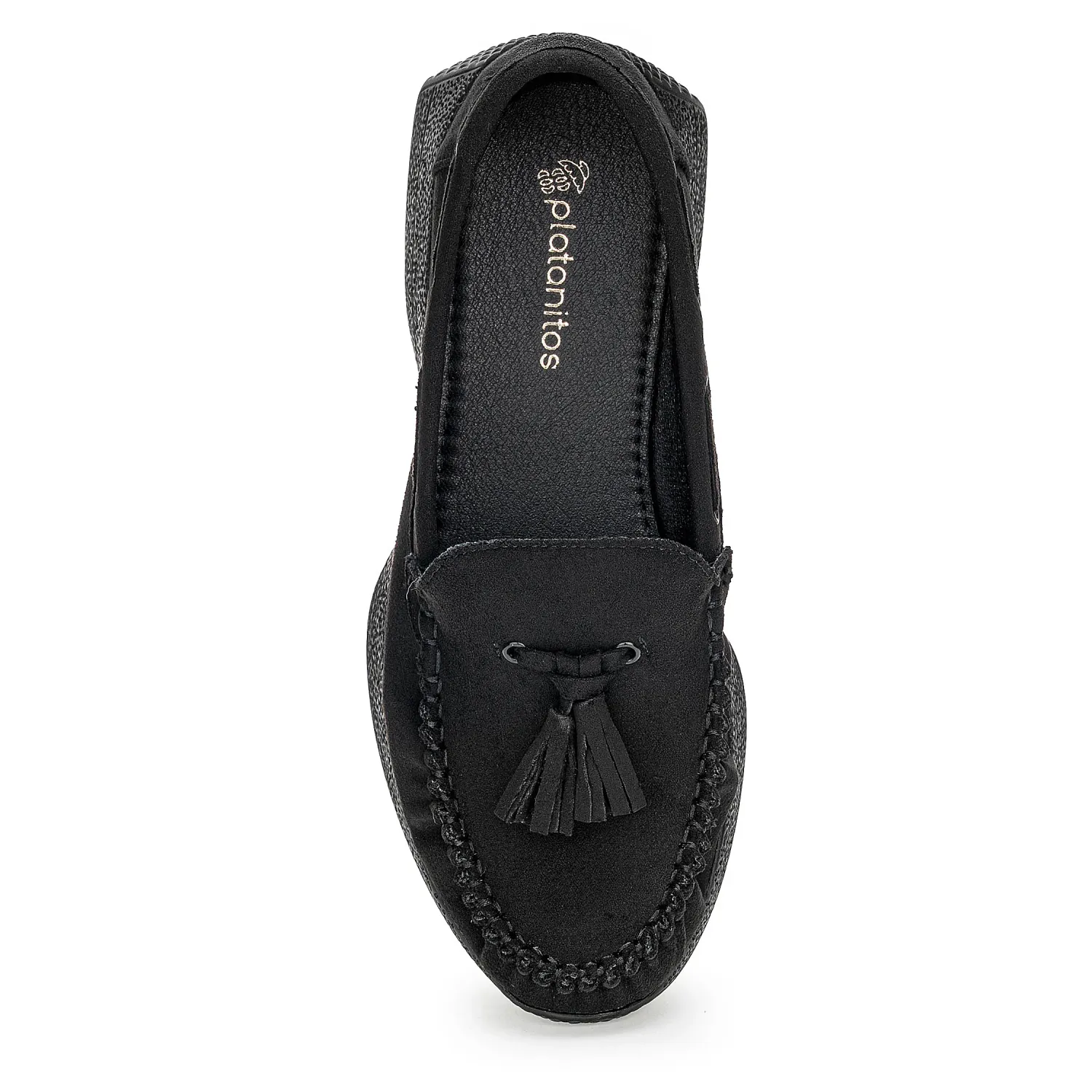 Platanitos Mocasin Platanitos Dama M Halime color negro | Platanitos