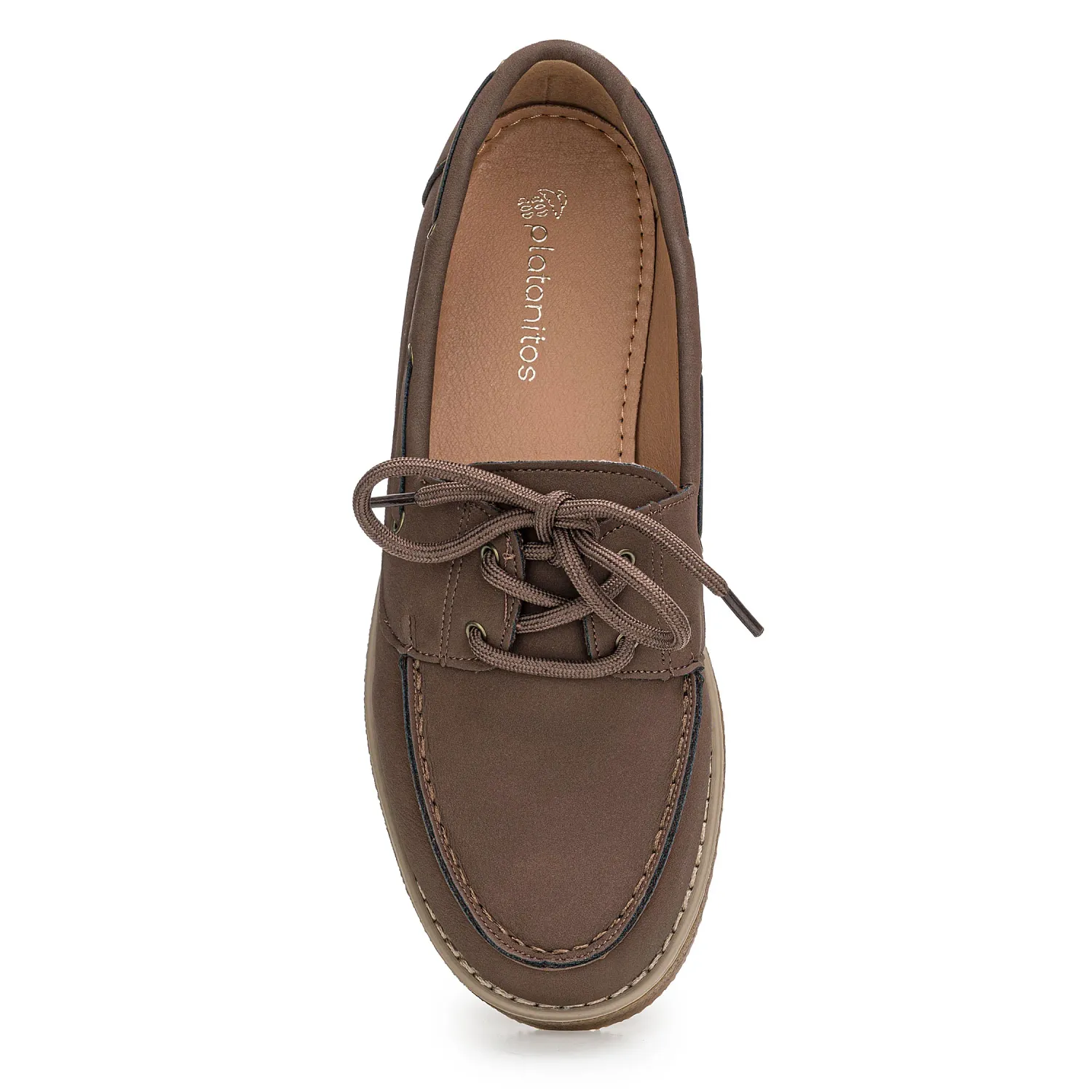 Mocasin Platanitos Dama M Larisa color marron | Platanitos