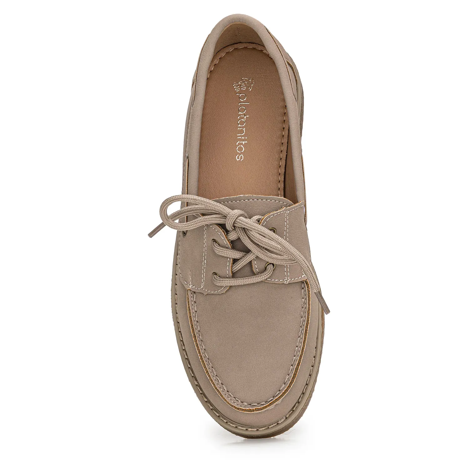 Mocasin Platanitos Dama M Larisa color beige | Platanitos