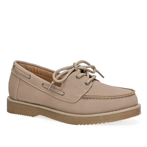 Platanitos Beige de Mujer modelo Mocasin Dama M Larisa beiges sintéticos mujer 2025091221532335994 Sintético Sintético