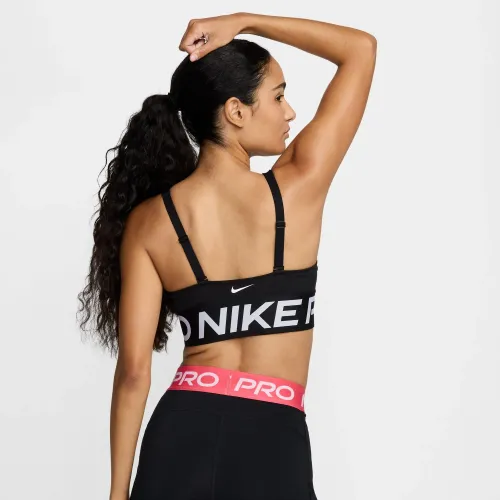 Nike Top Training Mujer Pro Indy Plunge Bold - Media Sujecion