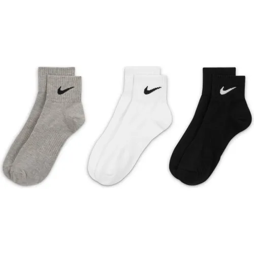 Nike Medias Cortas Training Unisex Performance Lightweight Quarter - 3 Pares