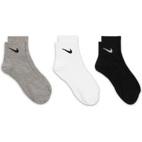 Nike Medias Cortas Training Unisex Performance Lightweight Quarter - 3 Pares