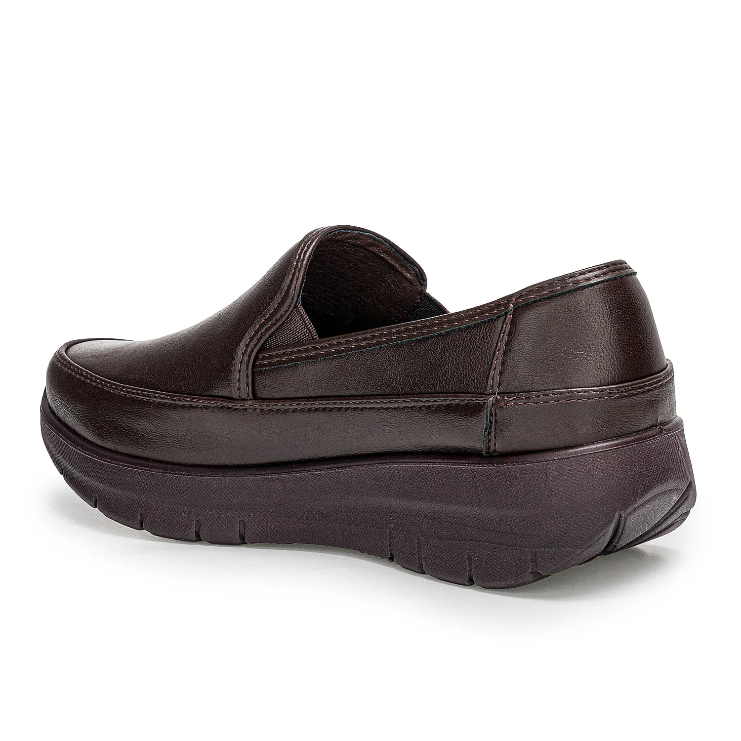 Calzado Platanitos Dama Ct Diella color marron oscuro. | Platanitos