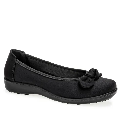 Platanitos Negro de Mujer modelo Calzado Dama Ct Rena negros mujer 2025091519185697652 Cuero Sintético