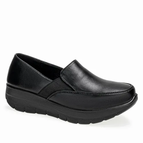 Platanitos Negro de Mujer modelo Calzado Dama Ct Crista negros mujer 2025091519185697706 Cuero Sintético