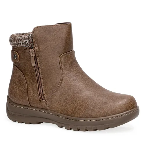 Platanitos  de Mujer modelo Botin Dama Bt Hilda topos textiles mujer 2025091519185697760 Textil Sintético