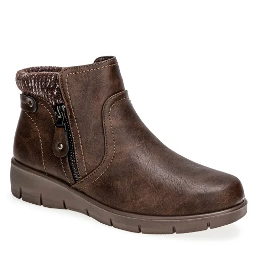 Platanitos Marron de Mujer modelo Botin Dama Bt Naty marrones textiles mujer 2025091519185697922 Textil Sintético