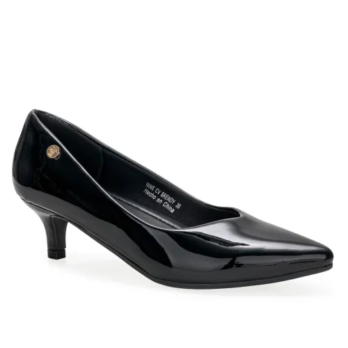 Platanitos Negro de Mujer modelo Calzado Vestir Dama Cv Brendy negros sintéticos mujer 2025091521292957064 Sintético Sintético