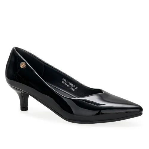 Platanitos Negro de Mujer modelo Calzado Vestir Dama Cv Brendy negros sintéticos mujer 2025091521292957064 Sintético Sintético