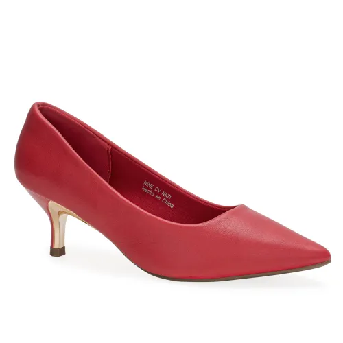 Platanitos Rojo de Mujer modelo Calzado Vestir Dama Cv Nati rojos rojas roja sintéticos mujer 2025091521292957082 Sintético Sintético