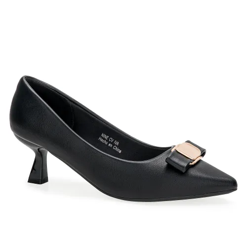 Platanitos Negro de Mujer modelo Calzado Vestir Dama Cv Iva negros sintéticos mujer 2025091521292957154 Sintético Sintético