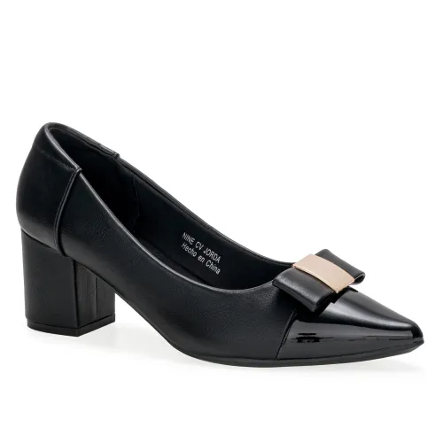 Platanitos Negro de Mujer modelo Calzado Vestir Dama Cv Jorda negros sintéticos mujer 2025091521292957226 Sintético Sintético