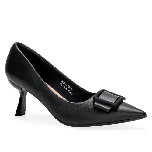 Platanitos Negro de Mujer modelo Calzado Vestir Dama Cv Terry negros sintéticos mujer 2025091521292957406 Sintético Sintético