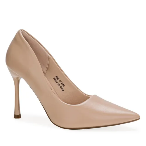 Platanitos Beige de Mujer modelo Calzado Vestir Dama Cv Vane pieles sintéticos mujer 2025091521292957424 Sintético Sintético