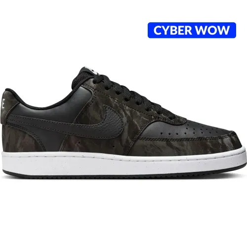 Zapatillas Nike Urbanas Mujer Court Vision Low Nn color negro | Platanitos