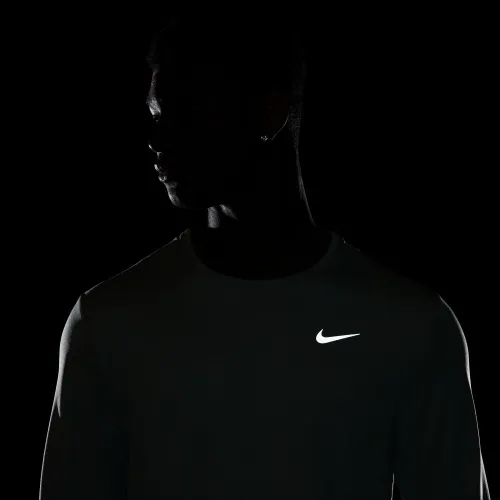 Nike Polo Manga Larga Running Hombre Dri-Fit Uv Miler