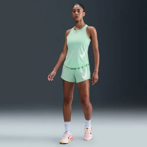 Nike Short Running Mujer Dri-Fit One Swoosh Hbr 3in - Con Forro Interior