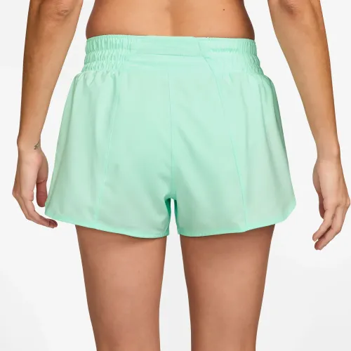 Nike Short Running Mujer Dri-Fit One Swoosh Hbr 3in - Con Forro Interior
