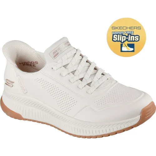 Skechers Blanco de Mujer modelo Zapatillas Urbanas Mujer Bobs Squad 4 Slip-Ins blancos mujer 2025091715104112514 Sintético - textil SINTETICO-TEXTIL