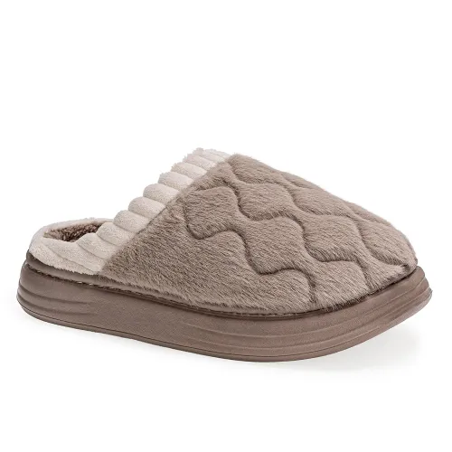 Platanitos  de Mujer modelo Pantufla Dama P Nieve topos textiles mujer 2025091812145666409 Textil Sintético