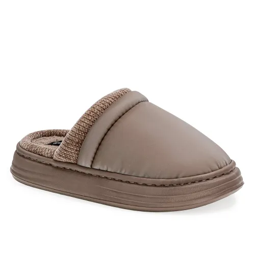 Platanitos Beige de Mujer modelo Pantufla Dama P Yume beiges textiles mujer 2025091812145666442 Textil Sintético