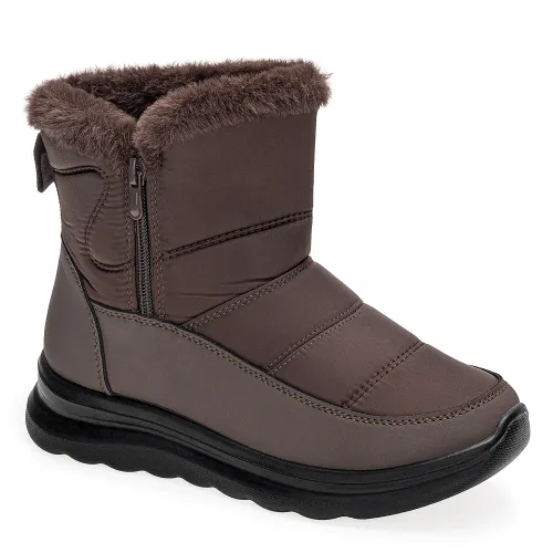 Platanitos Beige de Mujer modelo Botin Dama Bt Snkristy textiles mujer 2025091812145666592 Textil Sintético