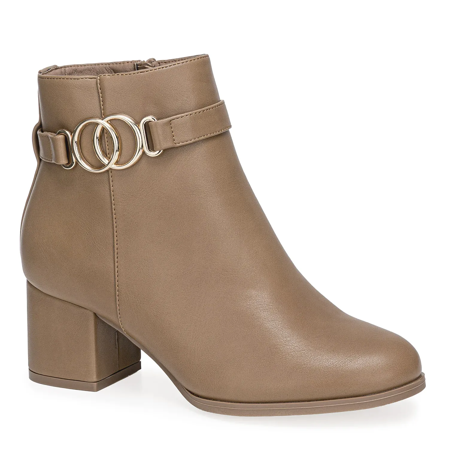 Botin Platanitos Dama Bt Flavia color beige oscuro | Platanitos