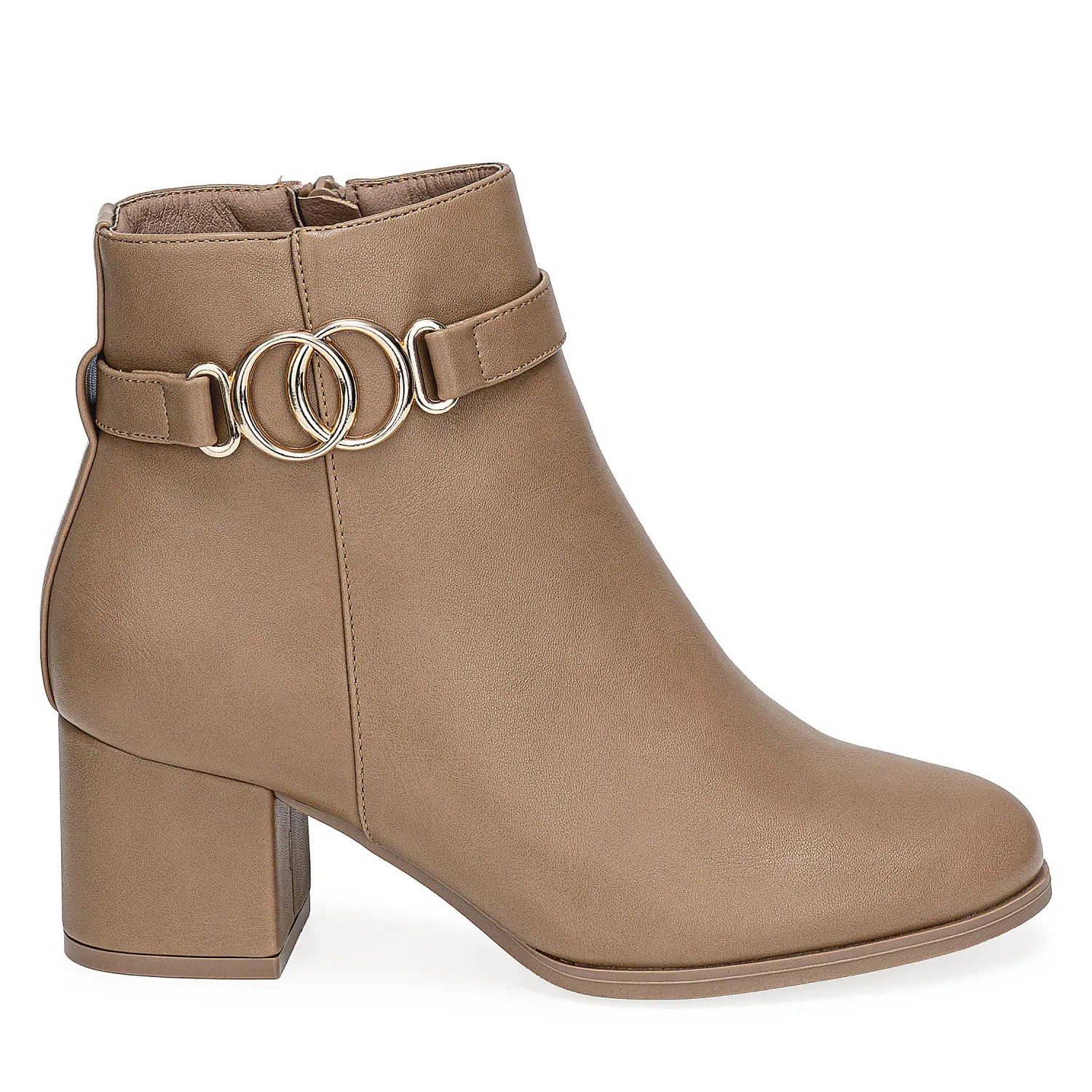 Botin Platanitos Dama Bt Flavia color beige oscuro | Platanitos