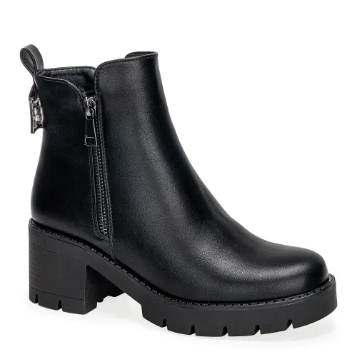 Platanitos Negro de Mujer modelo Botin Dama Bt Samir negros sintéticos mujer 2025091812162679993 Sintético Sintético